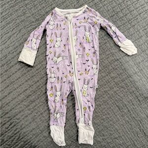 Little Sleepies Lavender Bunny Footie